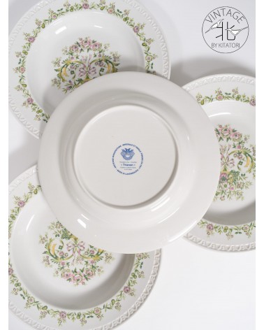 4 Soup Plates "Trianon" Villeroy & Boch Vintage kitatori switzerland vintage furniture design classics