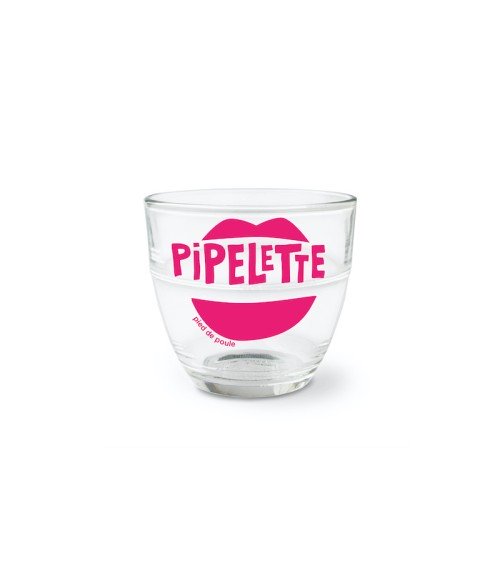 Bicchiere Acqua - Pipelette Pied de poule moderni colorati particolari