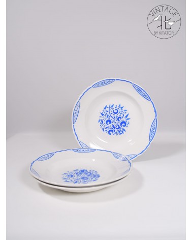 3 Tellern François Moulin des Loups Vintage Vintage by Kitatori Kitatori.ch - Kunst und Design Concept Store design Schweiz O...