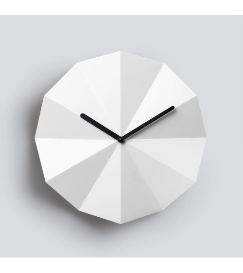 Horloge Design - Delta Clock Blanc Lawa Design Horloges design suisse original