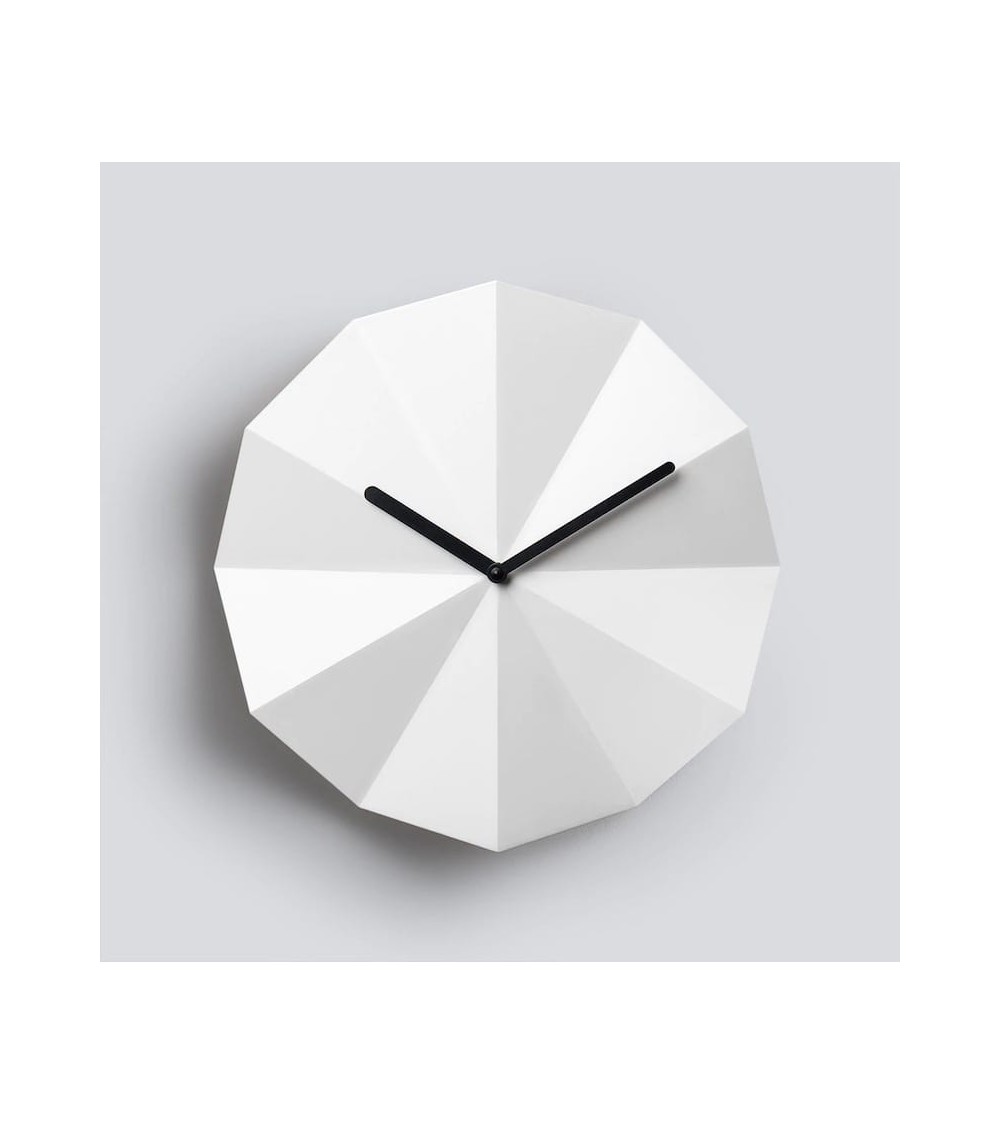 Delta Clock Bianco - Orologio da parete Lawa Design da muro orologi moderno tavolo particolari bellissimi design