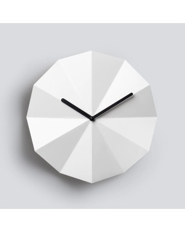 Delta Clock White - Design Wall Clock Lawa Design wood table desk kitchen clocks modern design