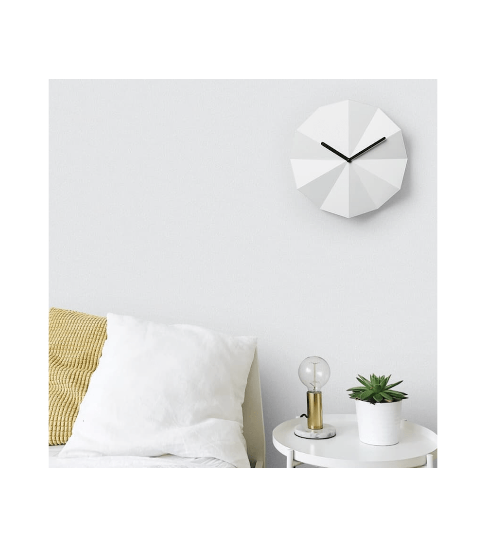 Delta Clock Weiß - Design Wanduhr Lawa Design wanduhren küchenuhr wand uhren tischuhr spezielle design schöne kaufen