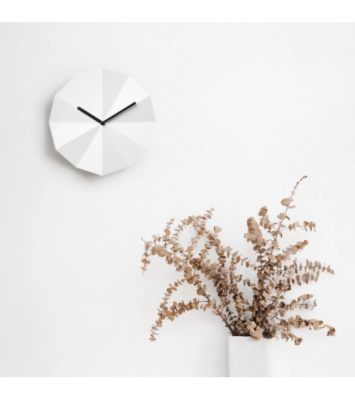 Delta Clock Bianco - Orologio da parete Lawa Design da muro orologi moderno tavolo particolari bellissimi design
