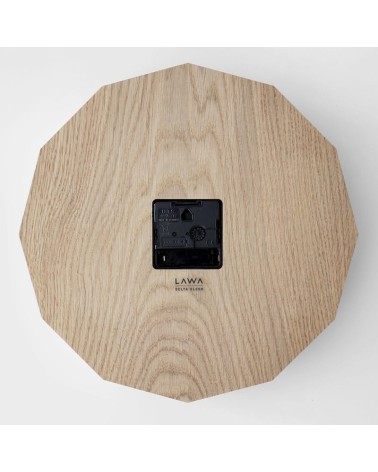 Delta Clock Eiche - Wanduhr aus Holz Lawa Design wanduhren küchenuhr wand uhren tischuhr spezielle design schöne kaufen