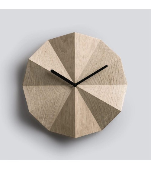 Delta Clock Quercia - Orologio da parete Lawa Design da muro orologi moderno tavolo particolari bellissimi design