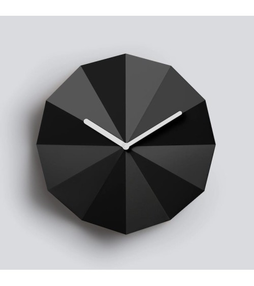 Horloge Design - Delta Clock Noir Lawa Design Horloges design suisse original