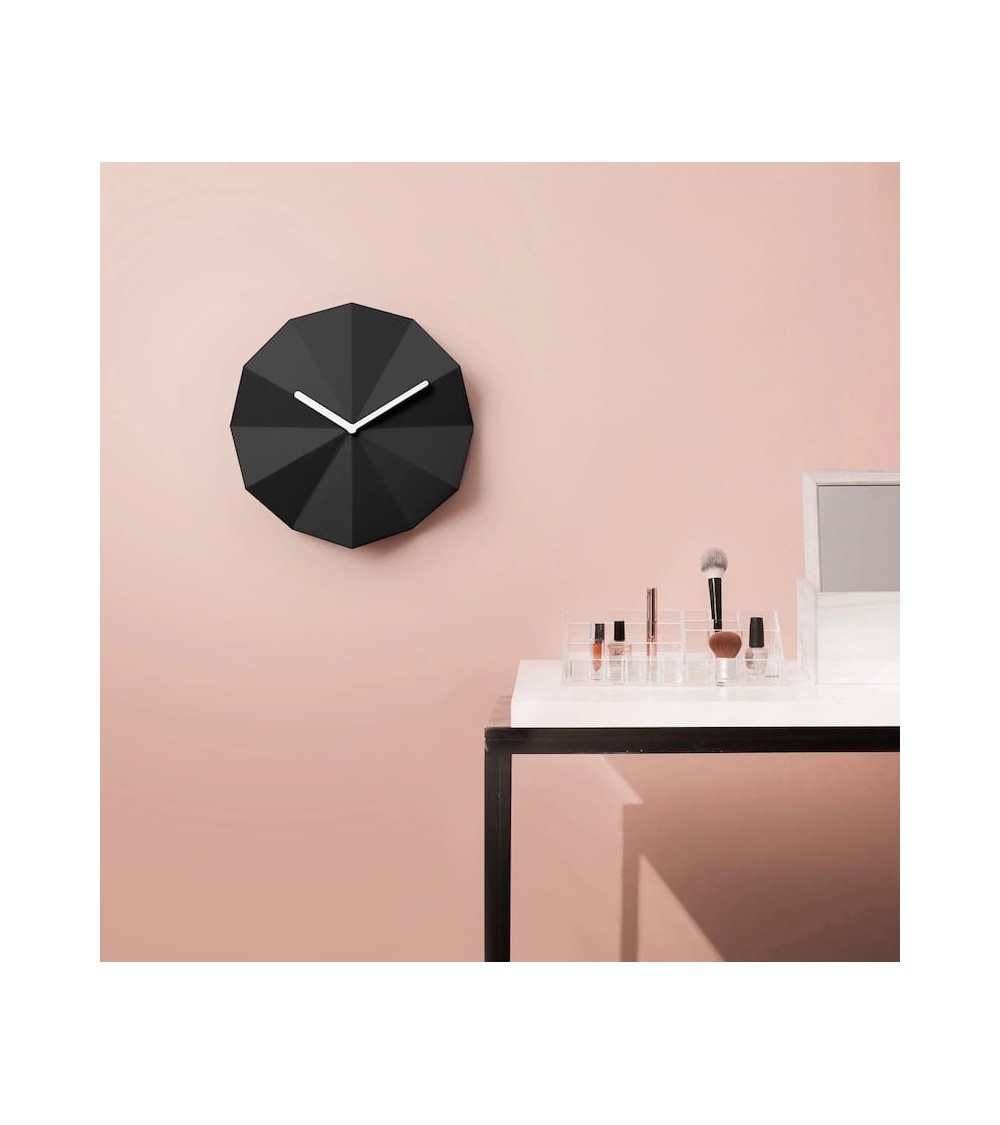 Delta Clock Schwarz - Design Wanduhr Lawa Design wanduhren küchenuhr wand uhren tischuhr spezielle design schöne kaufen