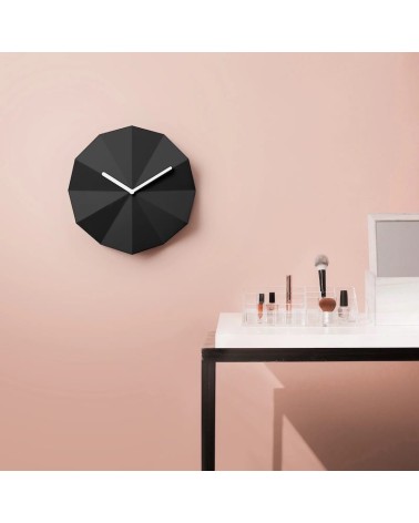 Delta Clock Black - Design Wall Clock Lawa Design wood table desk kitchen clocks modern design