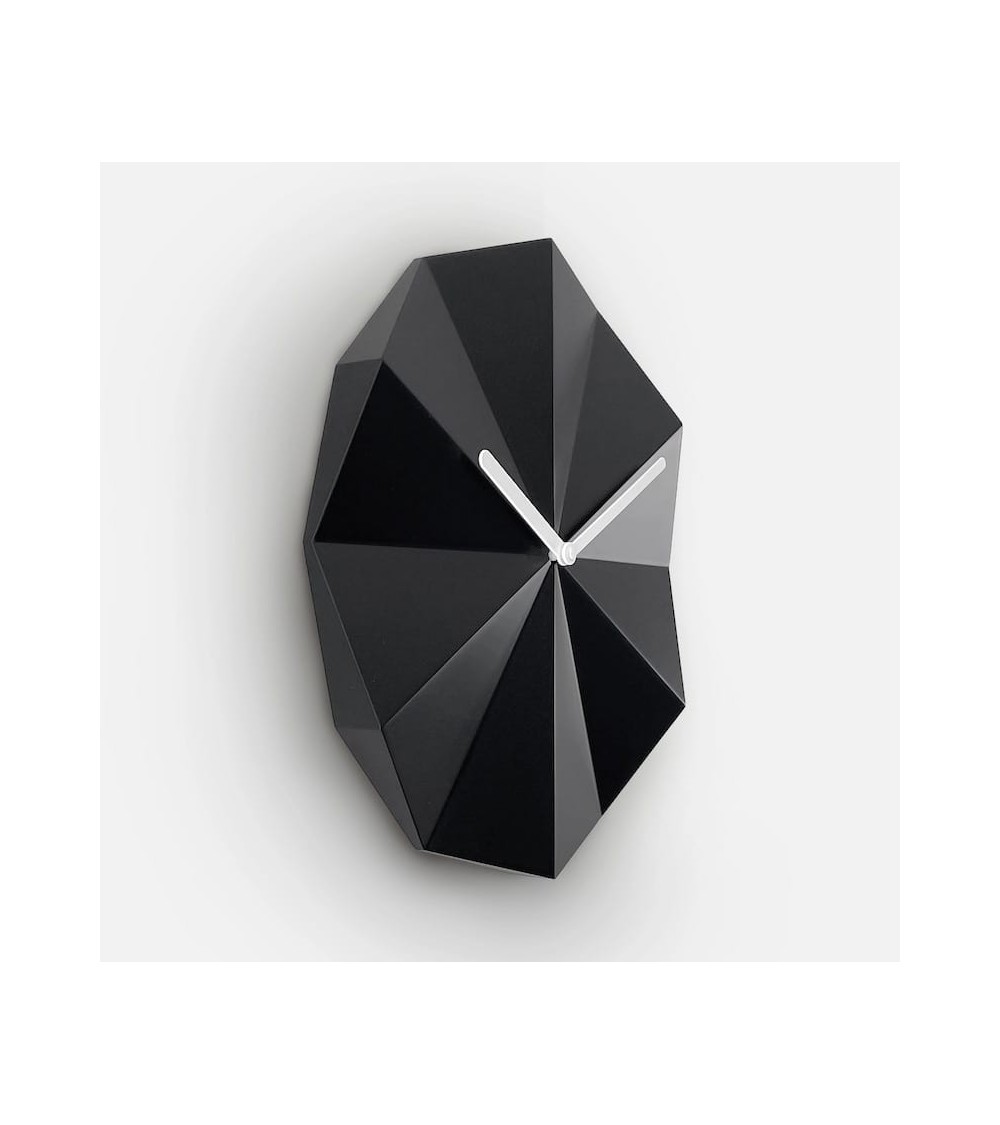 Delta Clock Black - Design Wall Clock Lawa Design wood table desk kitchen clocks modern design