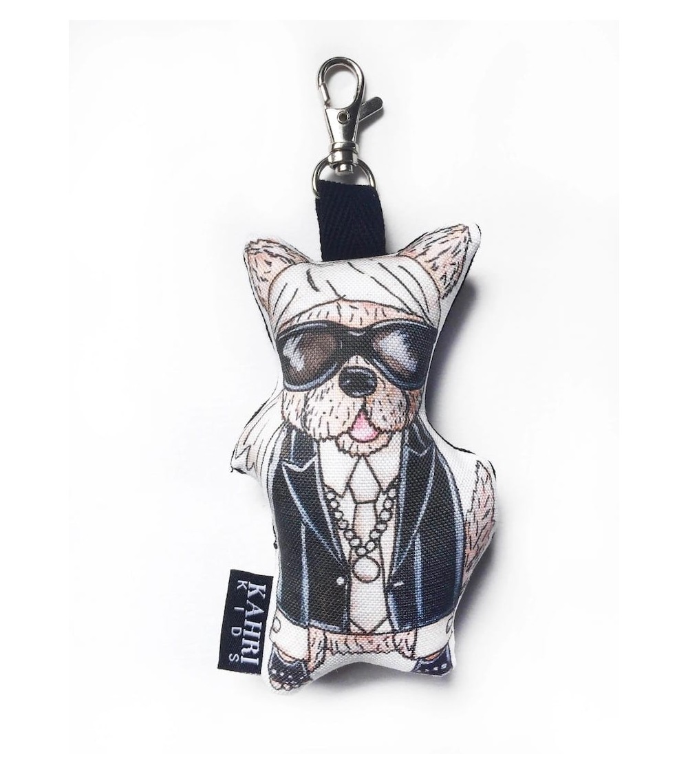 Breloque pour sac - Mini Karl Lagerwoof KAHRI tendance original kitatori suisse