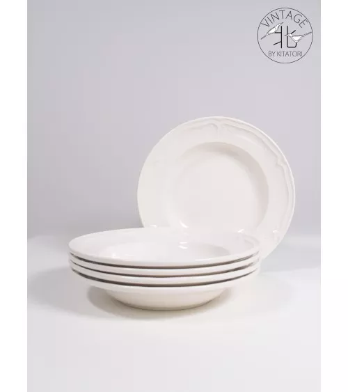 5 Assiettes Creuses "Cortina 2700" Villeroy & Boch Vintage Vintage by Kitatori Kitatori - Concept Store d'Art et de Design de...