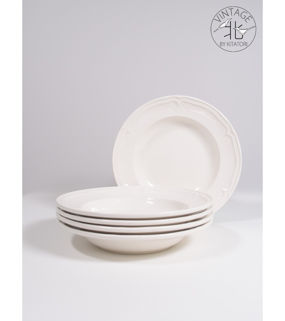 5 Piatti Fondi "Cortina 2700" Villeroy & Boch Vintage Vintage by Kitatori Kitatori.ch - Concept Store di arte e design design...