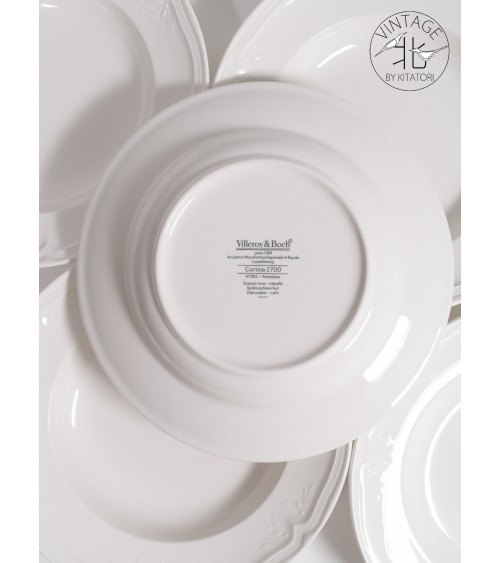 5 Piatti Fondi "Cortina 2700" Villeroy & Boch Vintage Vintage by Kitatori Kitatori.ch - Concept Store di arte e design design...