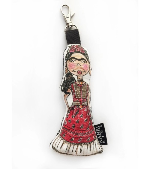 Breloque pour sac - Mini Frida Kahlo KAHRI tendance original kitatori suisse