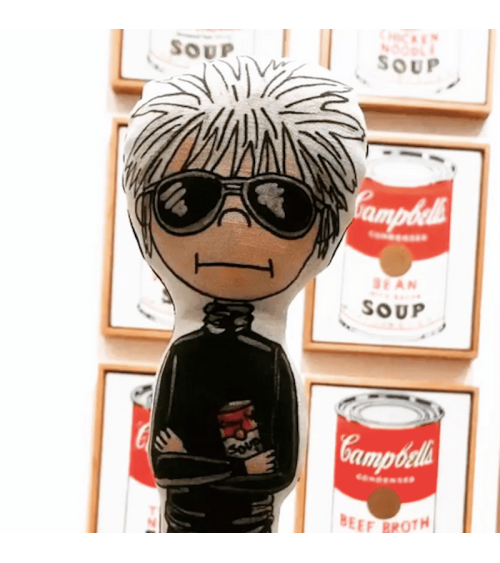 Breloque pour sac - Mini Andy Warhol KAHRI tendance original kitatori suisse
