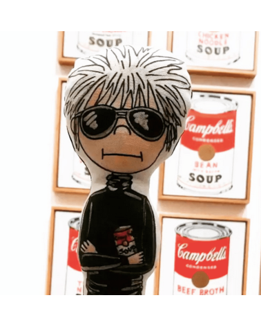 Breloque pour sac - Mini Andy Warhol KAHRI tendance original kitatori suisse