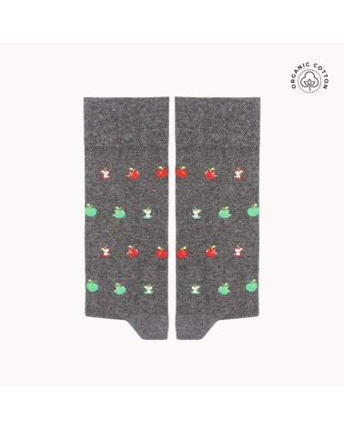 Pomme - Chaussettes à motifs en coton bio The Captain Socks jolies chausset pour homme femme fantaisie drole originales