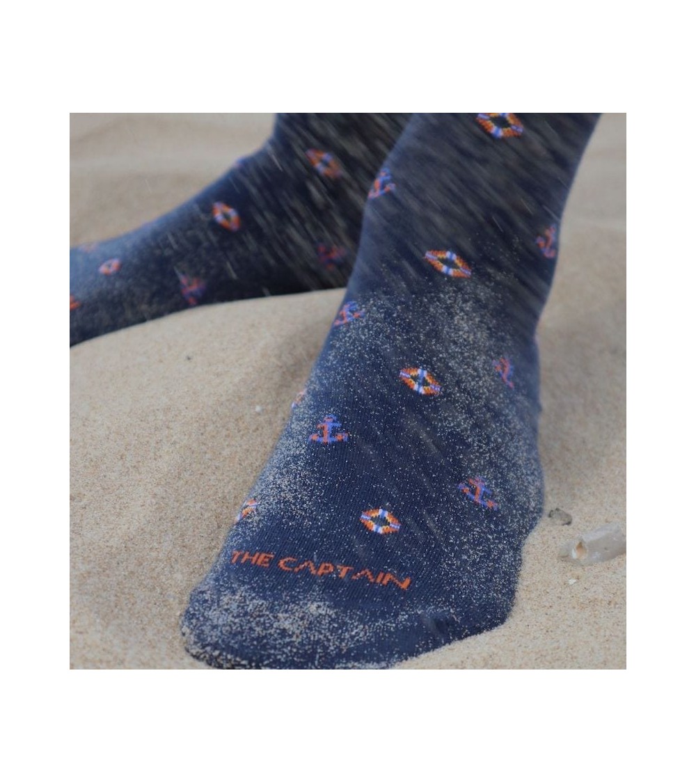 Motivsocken - Sea Lovers - The Captain Socks - KITATORI Schweiz