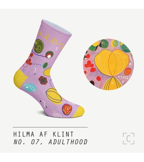 Calzini - NO. 7, Adulthood Curator Socks Calze design svizzera originale