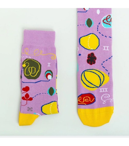 Chaussettes - NO. 7, Adulthood Curator Socks jolies chausset pour homme femme fantaisie drole originales