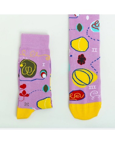 Chaussettes - NO. 7, Adulthood Curator Socks jolies chausset pour homme femme fantaisie drole originales