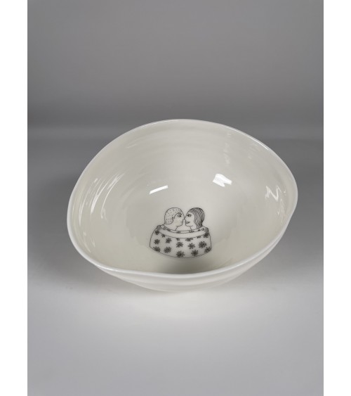 Porcelain Bowl - Hug Keramiek van Sophie Bowls design switzerland original