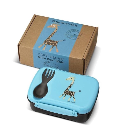 Boîte repas isotherme pour enfants - N'ice Box Turquoise Carl Oscar gourde sport metal d eau aluminium thé design