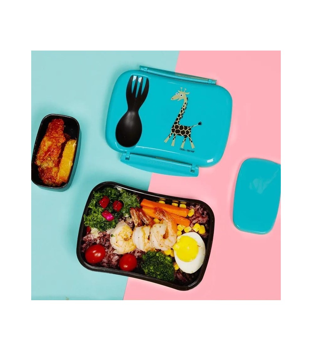 Insulated Lunch Box for children - N'ice Box Turquoise Carl Oscar best water bottle