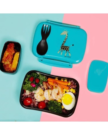 Boîte repas isotherme pour enfants - N'ice Box Turquoise Carl Oscar gourde sport metal d eau aluminium thé design