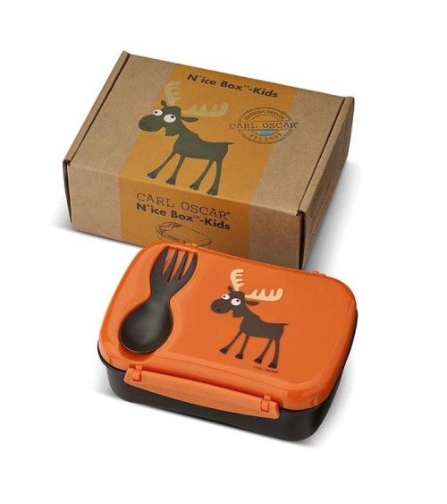 Thermo Lunchbox für Kinder - N'ice Box Orange Carl Oscar trink thermos flaschen wasserflaschen sport kaufen