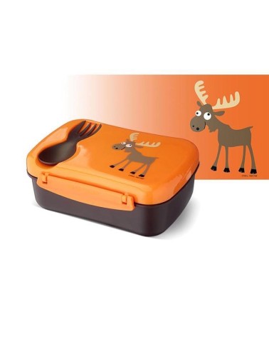 Boîte repas isotherme pour enfants - N'ice Box Orange Carl Oscar gourde sport metal d eau aluminium thé design