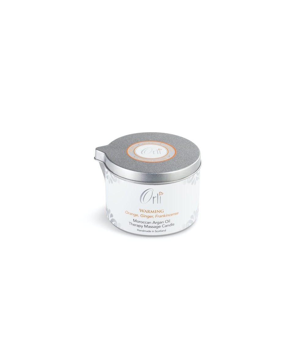 Warming - Therapy massage oil candle Orli Massage Candles handmade candle store