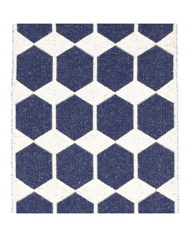 Tapis Vinyle - ANNA Denim Brita Sweden tapis scandinave en vinyle lavable en machine de cuisine exterieur salon couloir