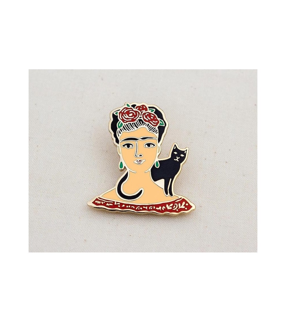 Enamel Pin - Frida Kahlo Wildship Studio broches and pins hat pin badges collectible