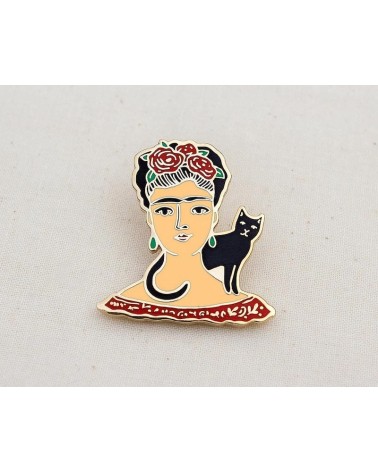 Enamel Pin - Frida Kahlo Wildship Studio broches and pins hat pin badges collectible