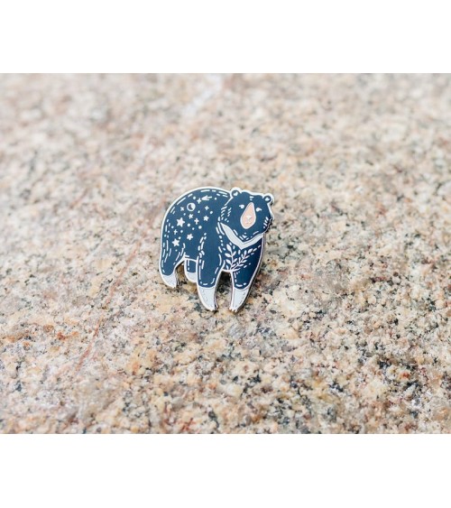 Emaille Pin - Mond Bär Wildship Studio Anstecknadel Ansteckpins pins anstecknadeln kaufen