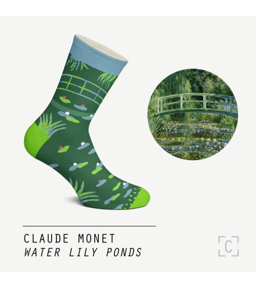 Socks - Water Lily Pond Curator Socks Socks design switzerland original