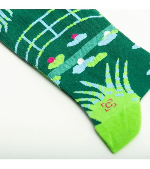 Socks - Water Lily Pond Curator Socks funny crazy cute cool best pop socks for women men