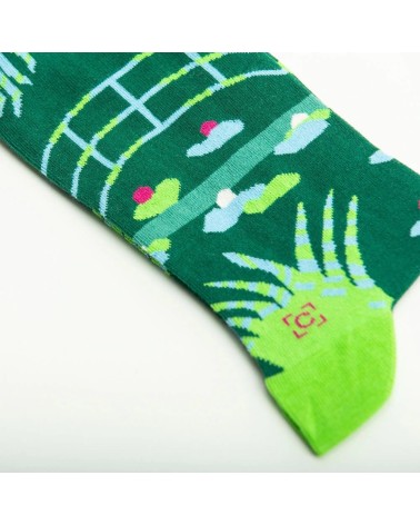 Chaussettes - Le Bassin aux nymphéas Curator Socks jolies chausset pour homme femme fantaisie drole originales