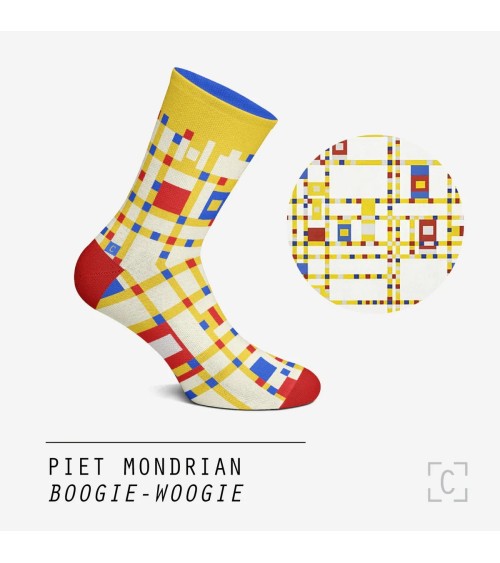 Chaussettes - Boogie-Woogie Curator Socks jolies chausset pour homme femme fantaisie drole originales