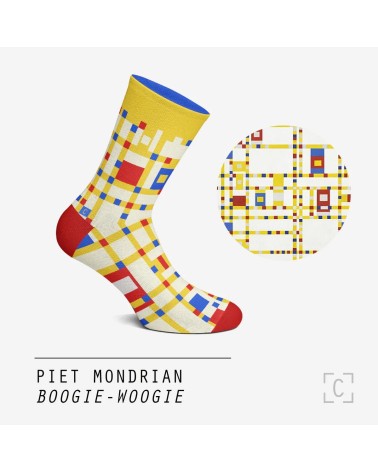 Chaussettes - Boogie-Woogie Curator Socks jolies chausset pour homme femme fantaisie drole originales