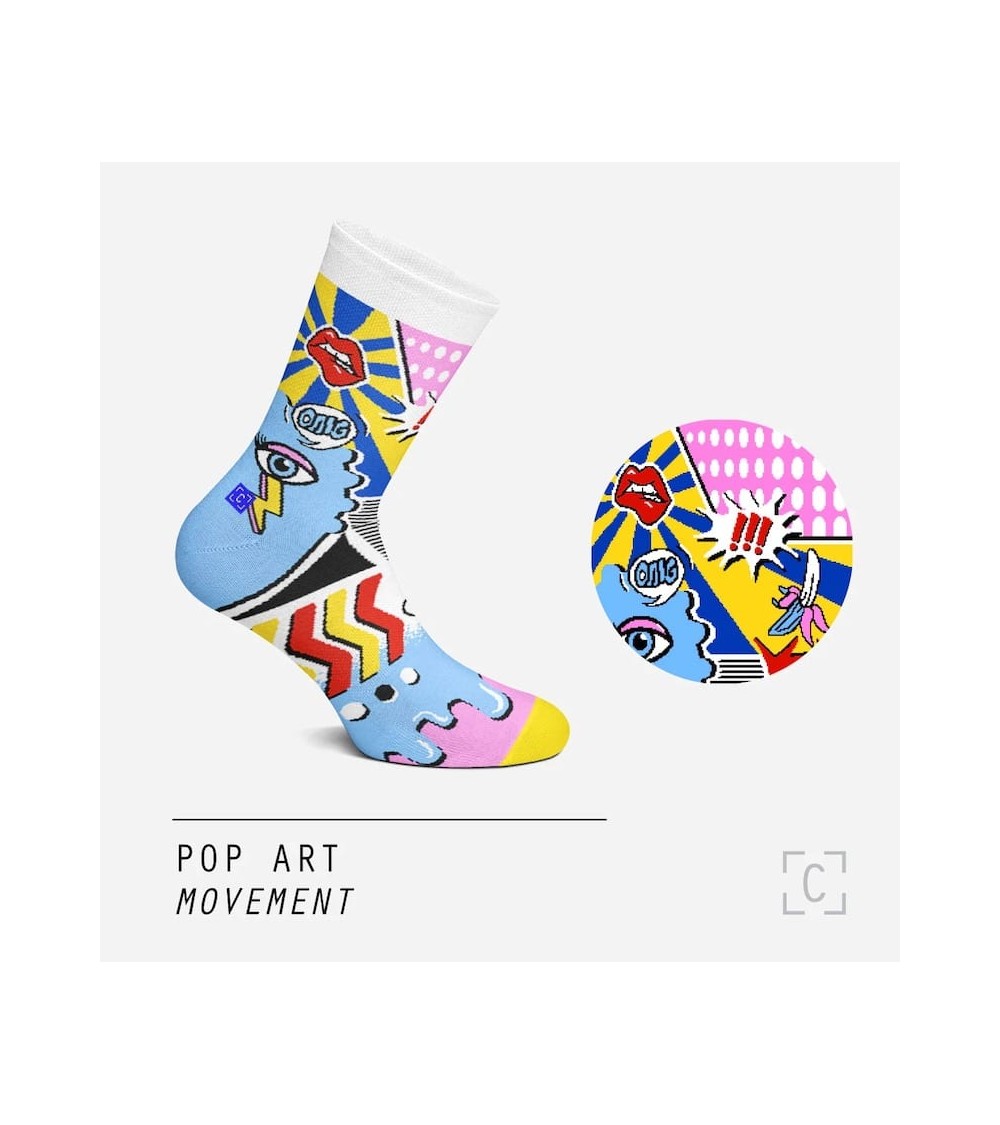 Socken - Pop Art Curator Socks socke kuschelsocken für damen lustig herren farbige coole socken