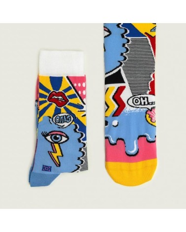 Chaussettes - Pop Art Curator Socks jolies pour femme originales pour homme chausset rigolotes drole Suisse