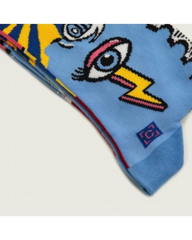 Calzini - Pop Art Curator Socks calze da uomo per donna divertenti simpatici particolari