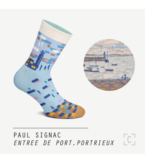 Socks - Entrée de port, Portrieux Curator Socks funny crazy cute cool best pop socks for women men