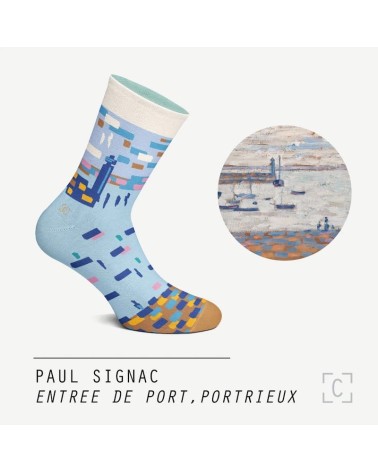 Calzini - Entrée de port, Portrieux Curator Socks calze da uomo per donna divertenti simpatici particolari