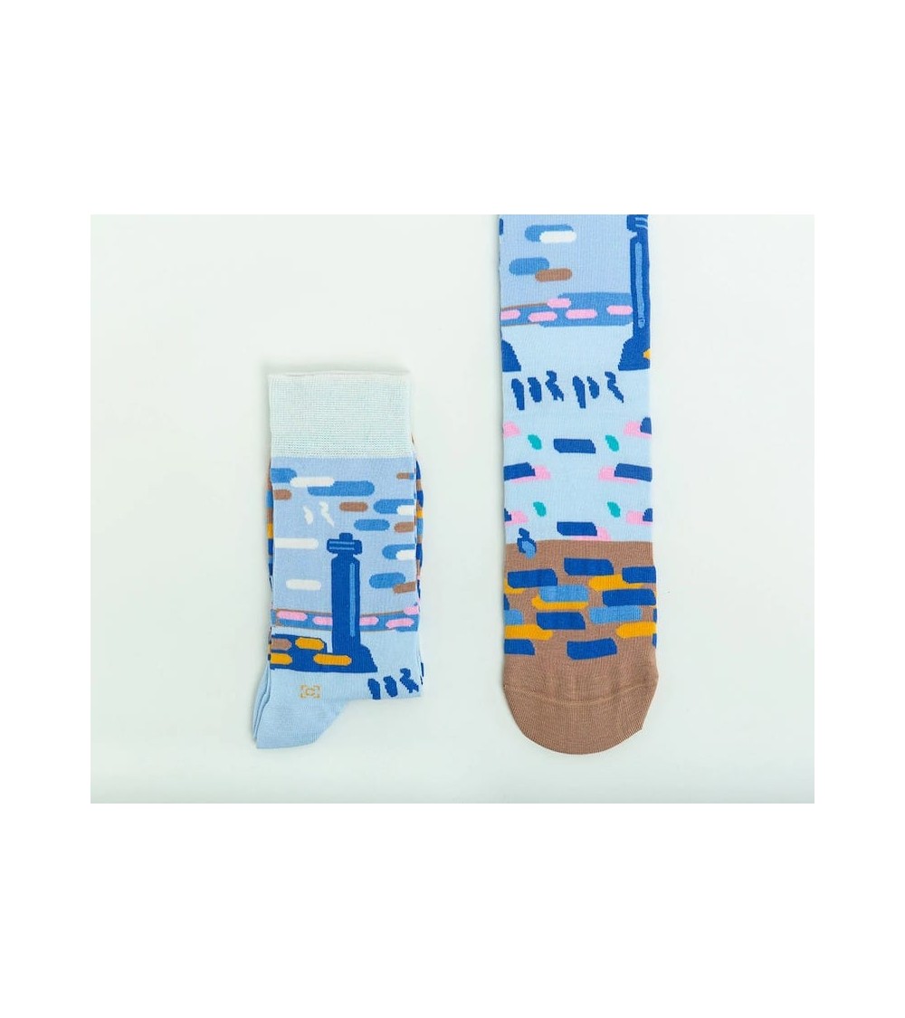 Calzini - Entrée de port, Portrieux Curator Socks calze da uomo per donna divertenti simpatici particolari