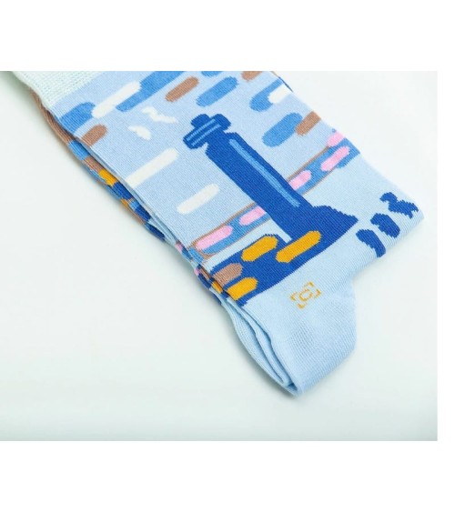 Socks - Entrée de port, Portrieux Curator Socks funny crazy cute cool best pop socks for women men
