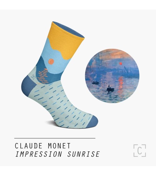 Calzini - Impressione, levar del sole Curator Socks calze da uomo per donna divertenti simpatici particolari
